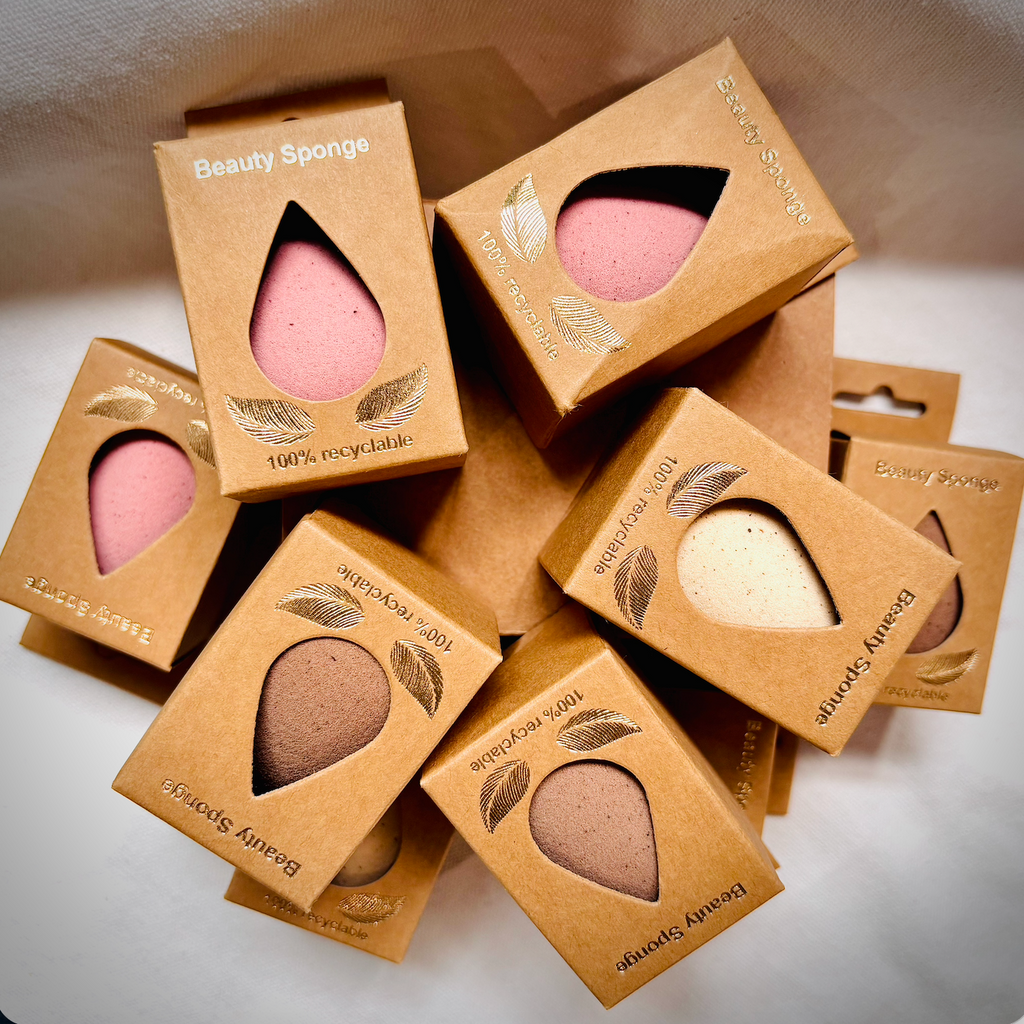 Eco Foundation Sponge – Biodegradable Coffee Grounds Cosmetic Sponge