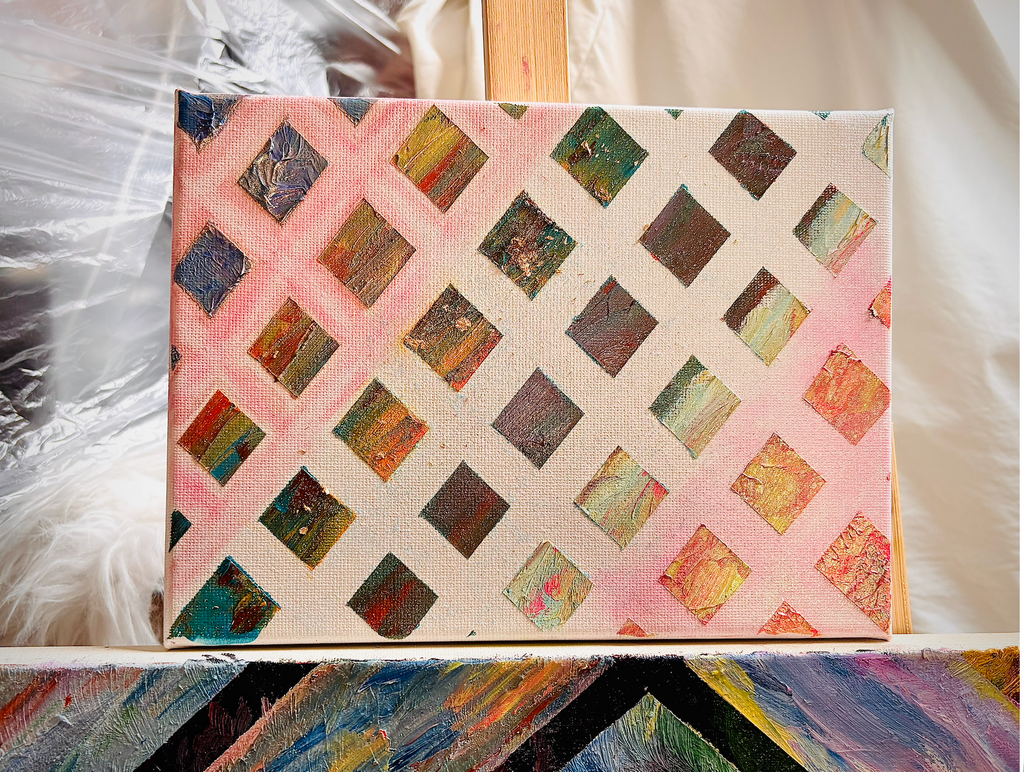Home Decor Painting-  Accidental Mosaic - Modern Abstract Artwork