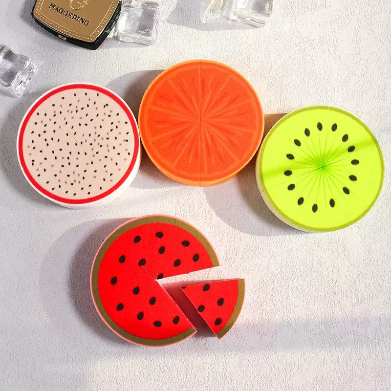 Orange Luxurious Nugget Sponge Set – Makeup Gift Set -Heartfelt Gift