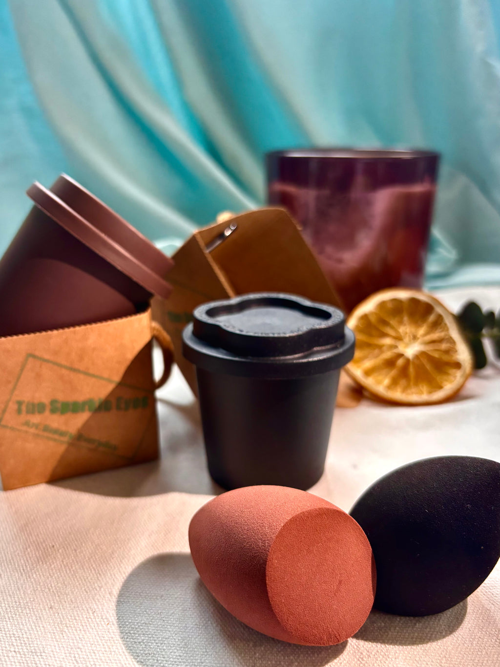 Foundation Sponge Cosmetic Puff Set – Iced Americano & Yuenyeung Edition