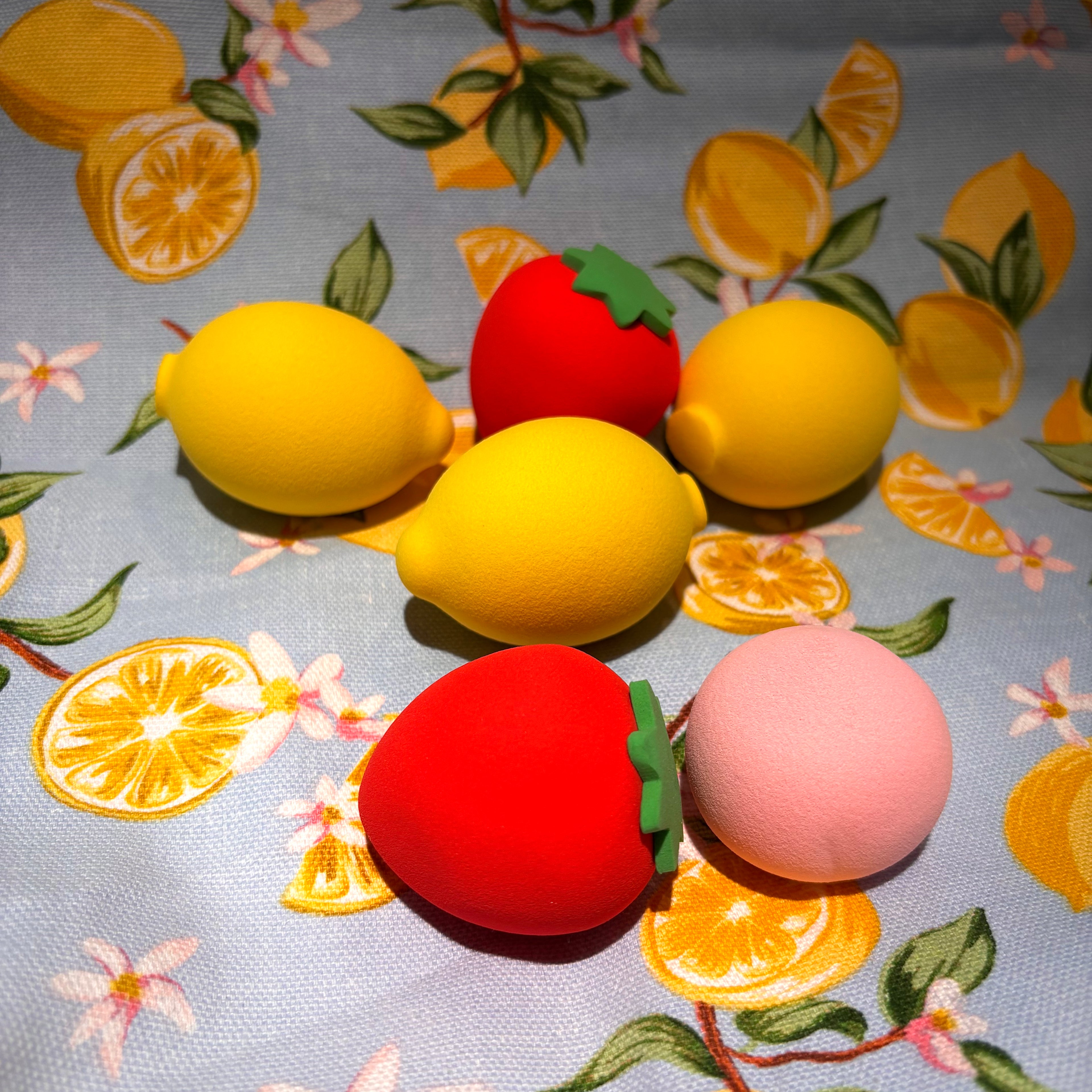 Makeup Gift Set — Amalfi Fruit Trio Premium Cosmetic Sponge - Aesthetic  -Flawless
