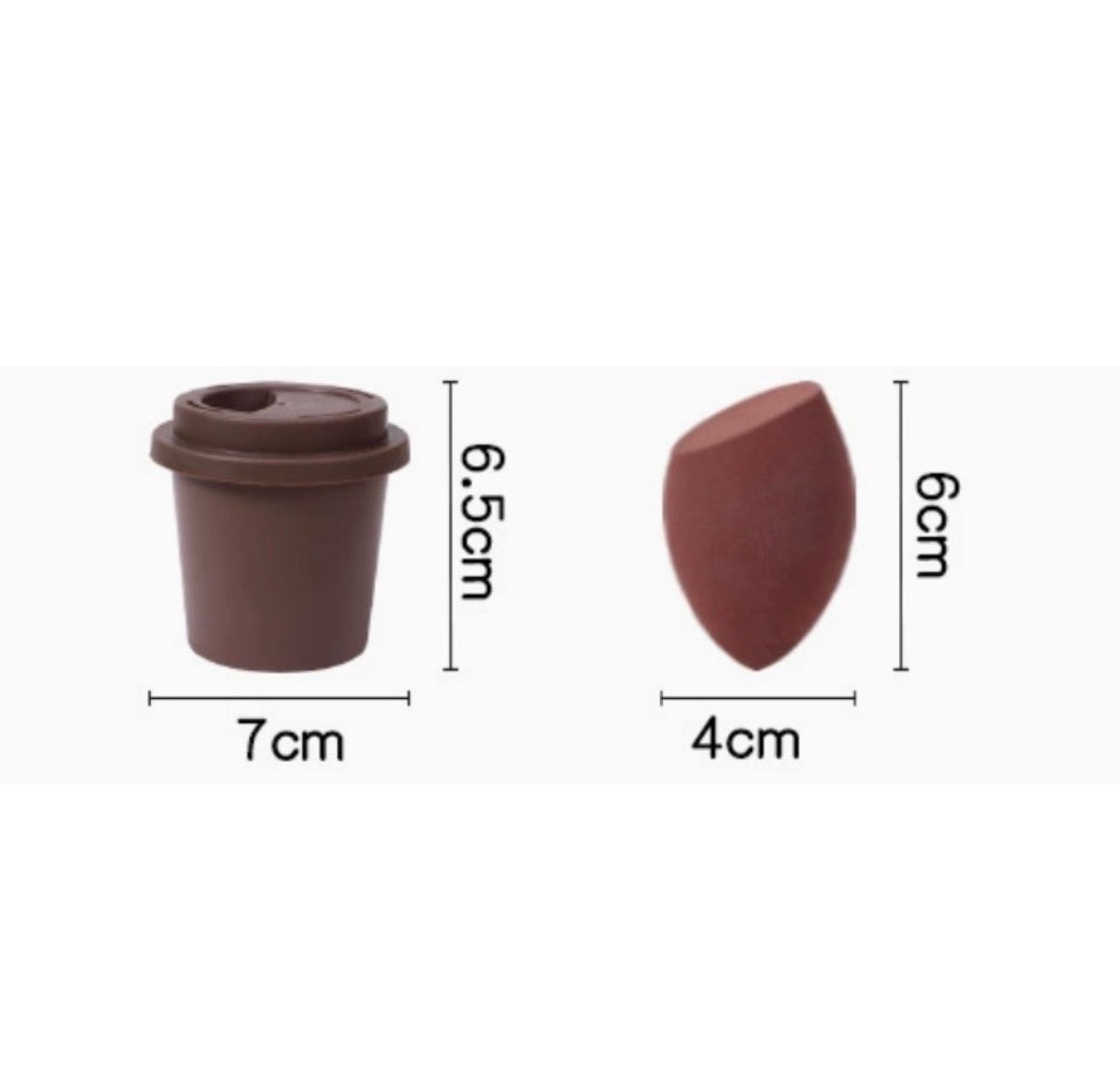 Foundation Sponge Cosmetic Puff Set – Iced Americano & Yuenyeung Edition