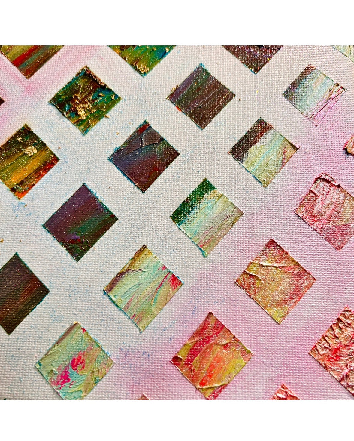 Home Decor Painting-  Accidental Mosaic - Modern Abstract Artwork