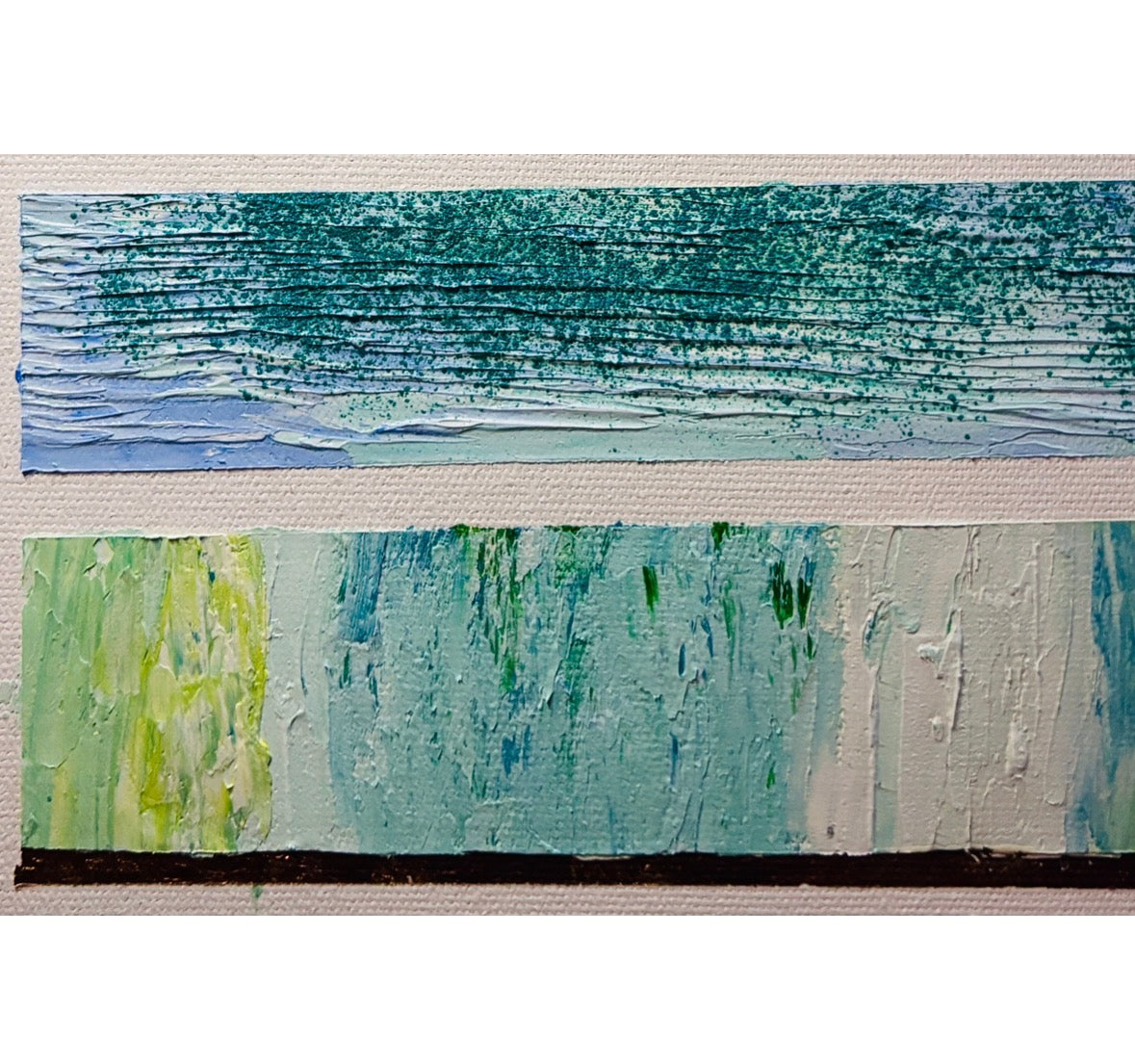 Artwork- “Our" Favorite Colour — Green in Four Ways -This time, don't walk past