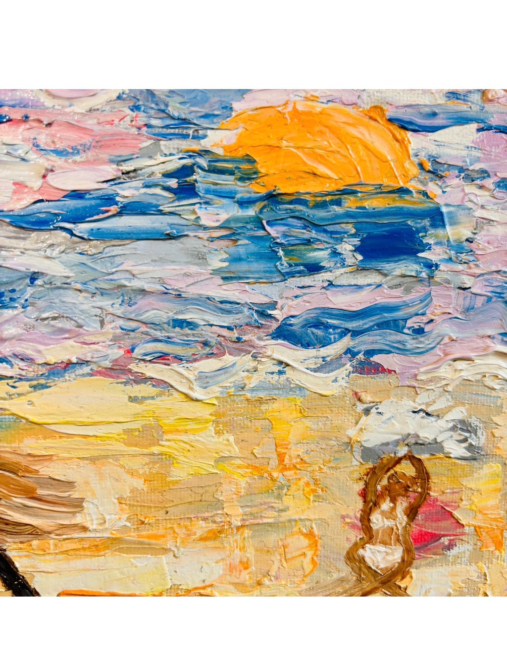 ART - Before I Knew How to Paint Her — Abstract Palette Knife Painting