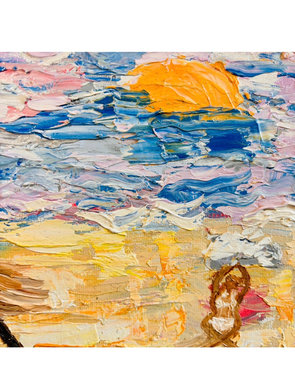 ART - Before I Knew How to Paint Her — Abstract Palette Knife Painting