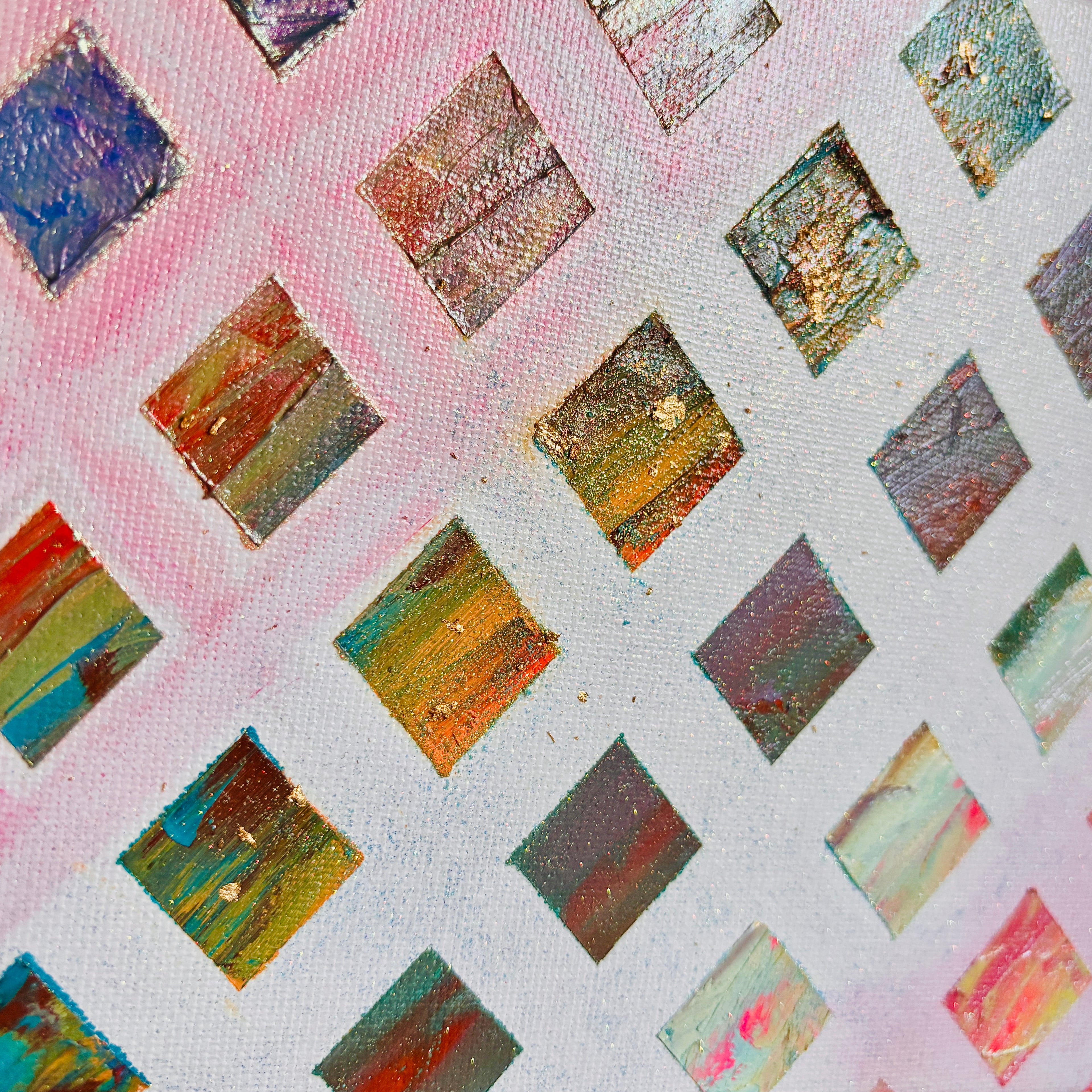 Home Decor Painting-  Accidental Mosaic - Modern Abstract Artwork