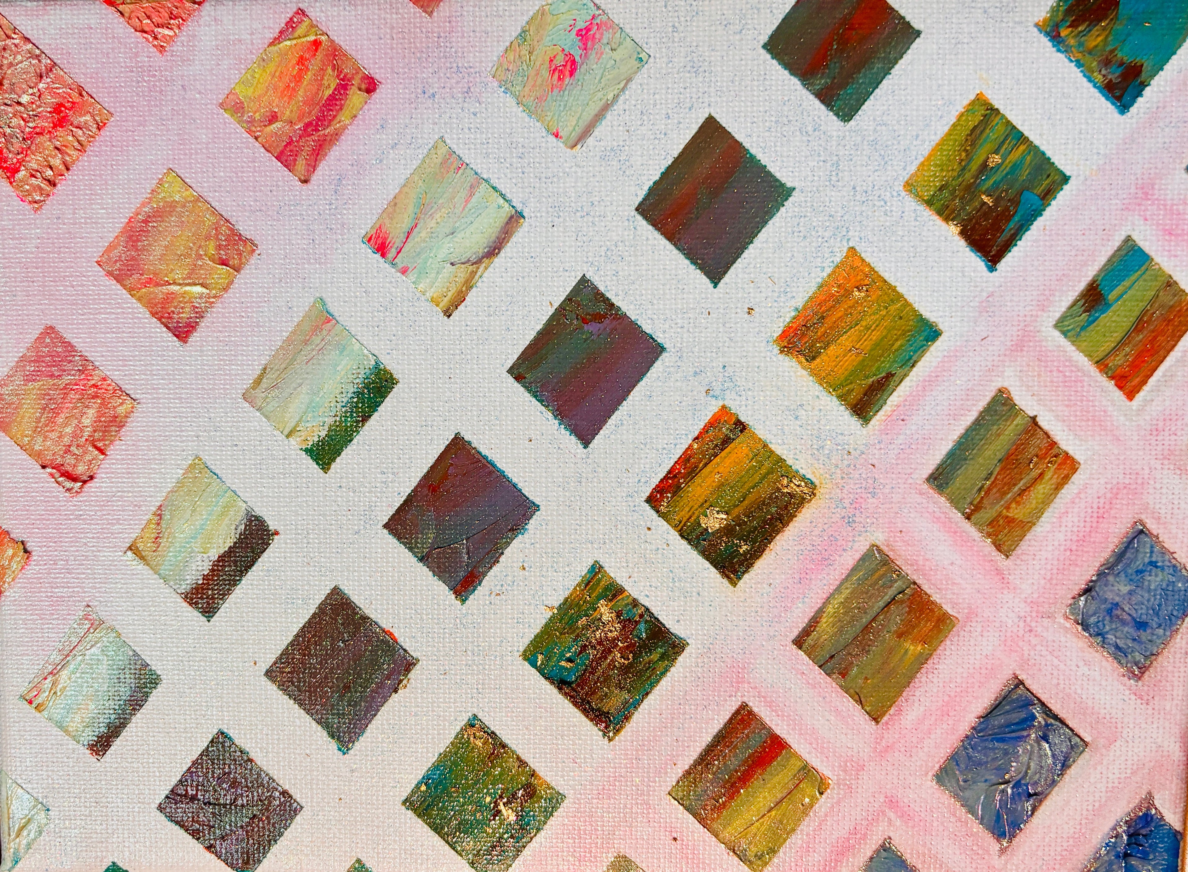 Home Decor Painting-  Accidental Mosaic - Modern Abstract Artwork