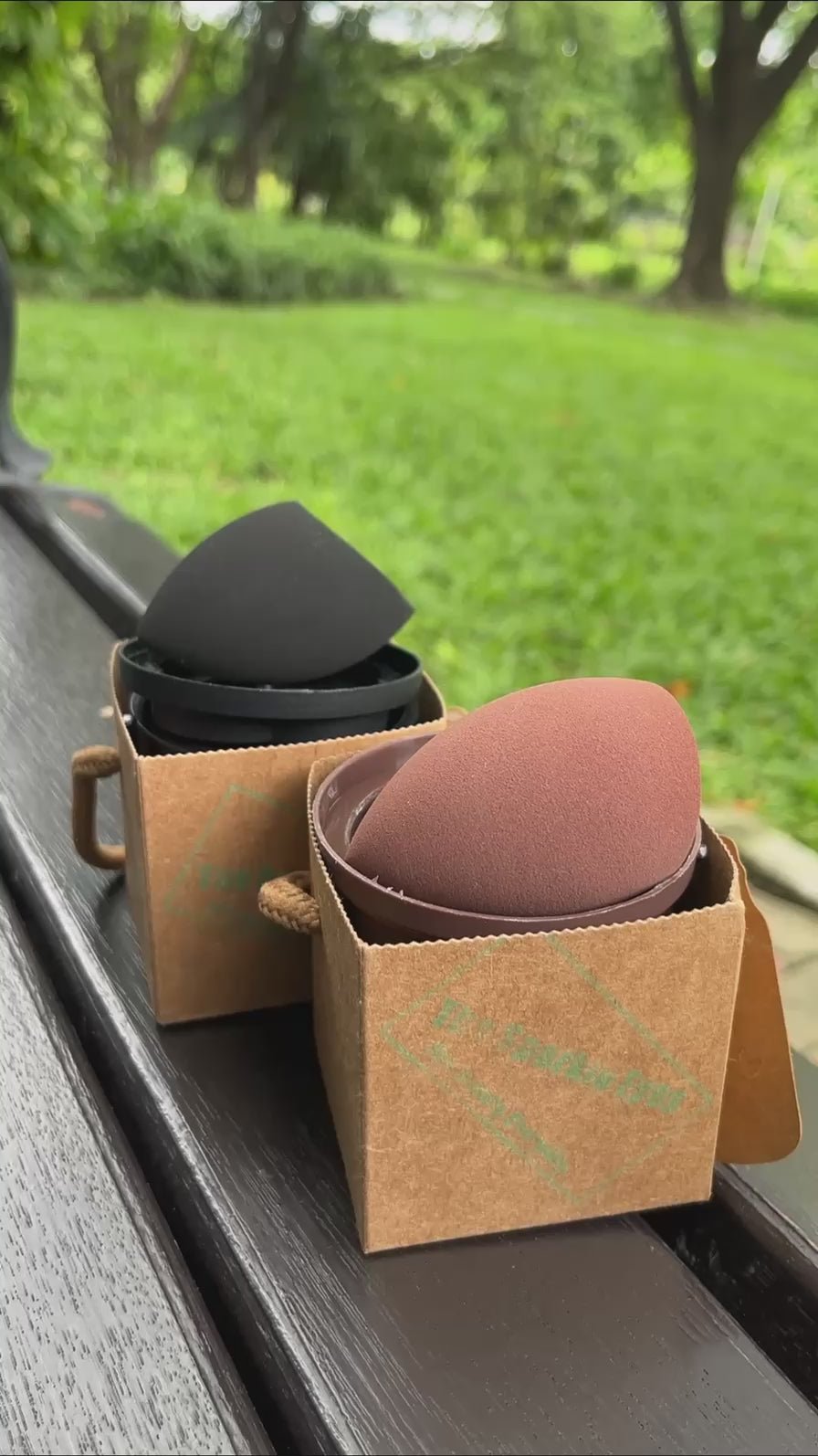 Foundation Sponge Cosmetic Puff Set – Iced Americano & Yuenyeung Edition