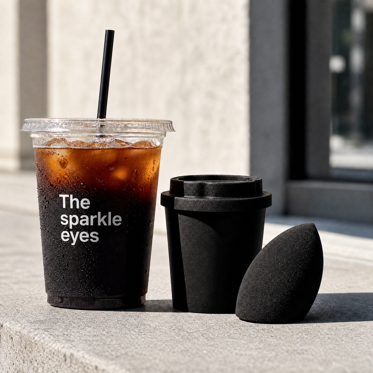 Foundation Sponge Cosmetic Puff Set – Iced Americano & Yuenyeung Edition